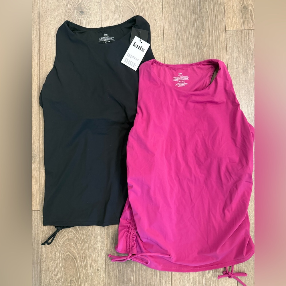 NWT Women's Knix Tankini Swim Tops Bathing Suit Full Coverage High Neck Size XXL